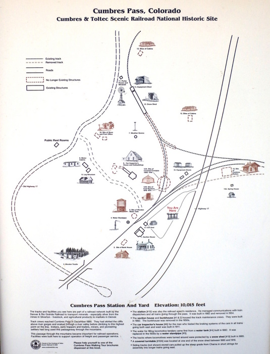 GDMBR: Map of Cumbres Pass.